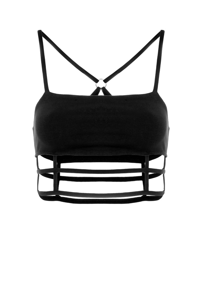 OBLIVION STRAPPY CAGED BRALET