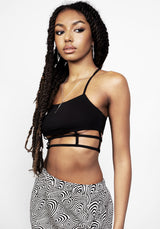 OBLIVION STRAPPY CAGED BRALET