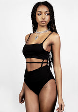 OBLIVION STRAPPY CAGED BODYSUIT
