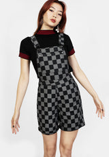 KERB DENIM SHORT DUNGAREES