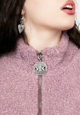 DRYAD CROP FLEECE JACKET