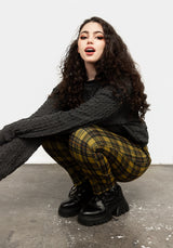 Albertine Skinny Check Trousers