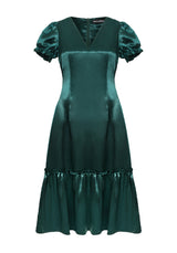 MOSS MIDI TIER DRESS