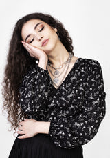 MAKEBELIEVE TIE FRONT CROP TOP