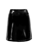 SINISTER MINI VINYL SKIRT