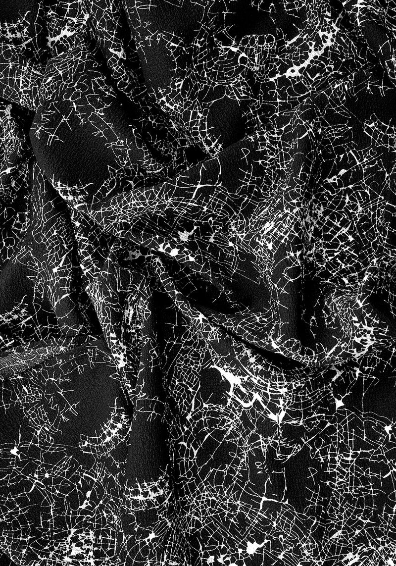 SPELLWORK MIDI WRAP DRESS