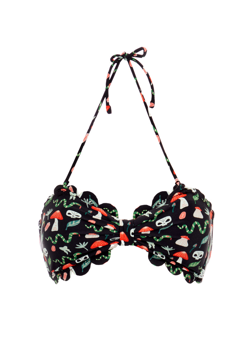 Swampwitch Scallop Bikini Top