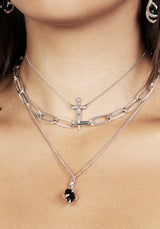 Dragon Egg Multi-Chain Necklace