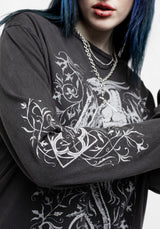 Kilgharrah Unisex Long Sleeve Acid Washed T-Shirt