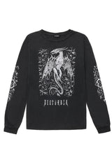 Kilgharrah Unisex Long Sleeve Acid Washed T-Shirt