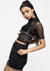 Venom Relaxed Distressed Denim Shorts