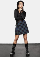 Rebel A-line Mini Skirt