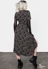 Craft V-neck Midi Dress