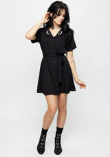 Luna Button Down Mini Shirt Dress