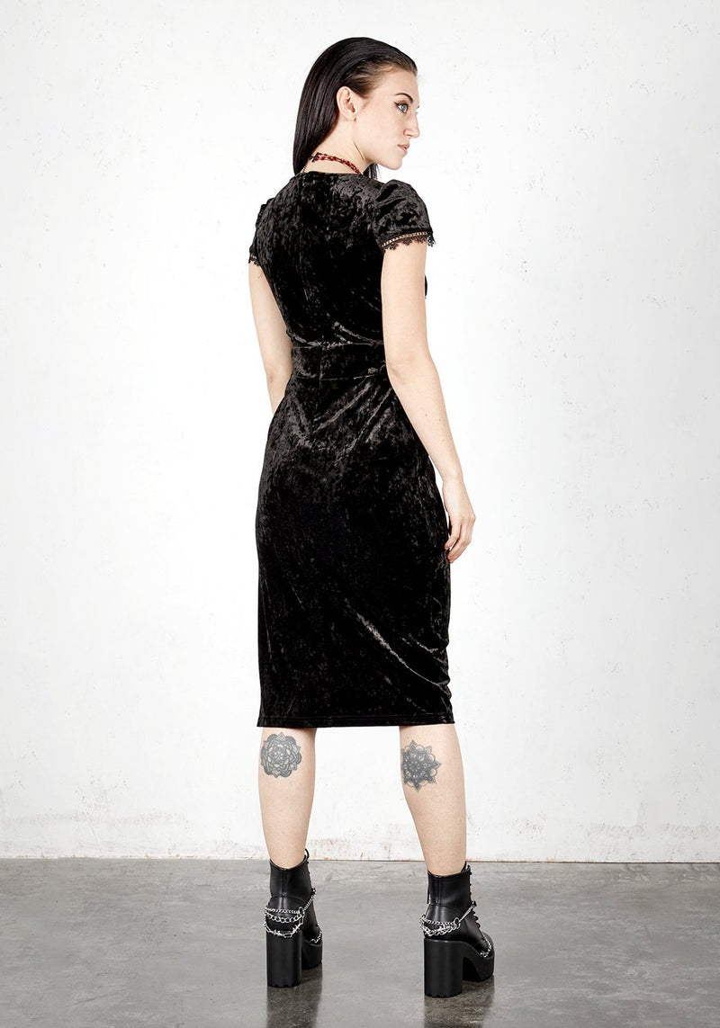 Serenity Velvet Midi Dress