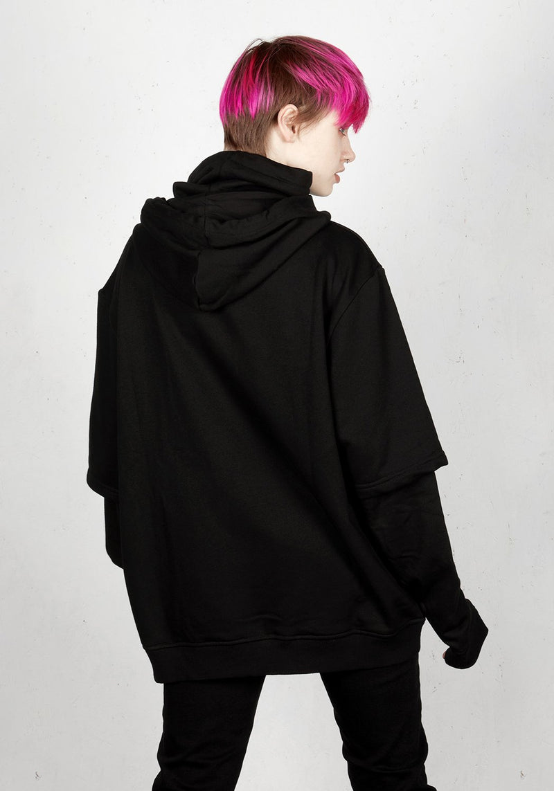 Spike Face Cowl Hoody