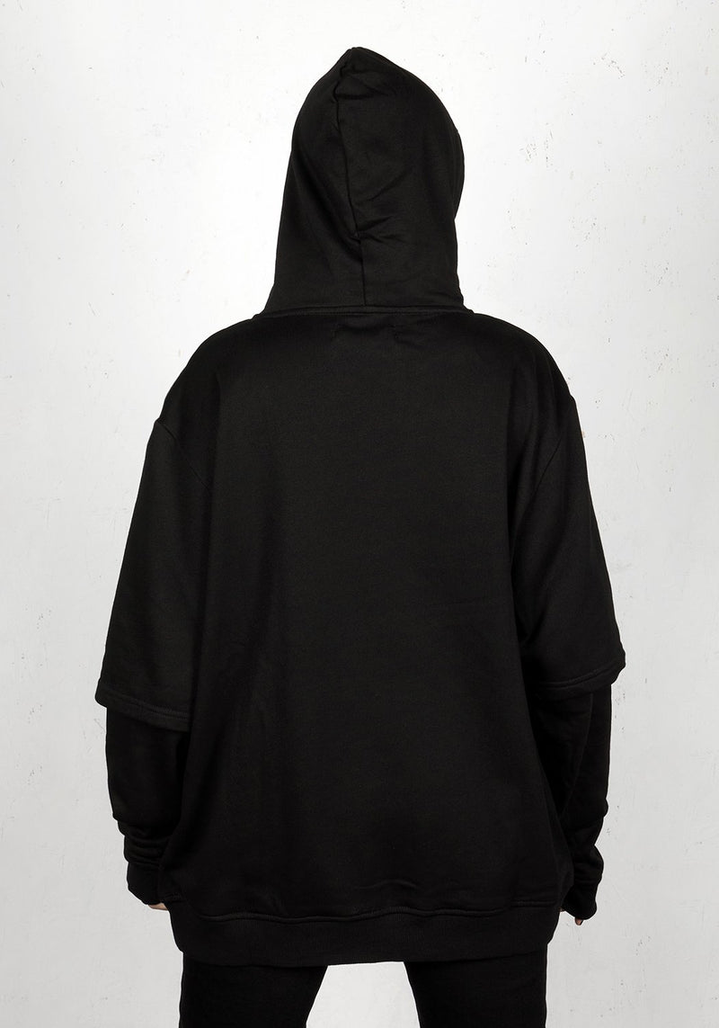 Spike Face Cowl Hoody