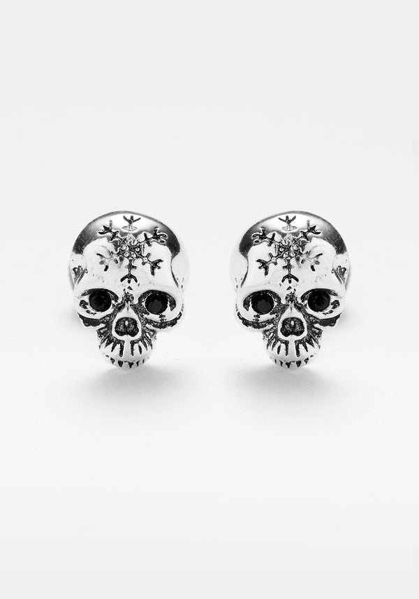 MORI SKULL STUD EARRINGS