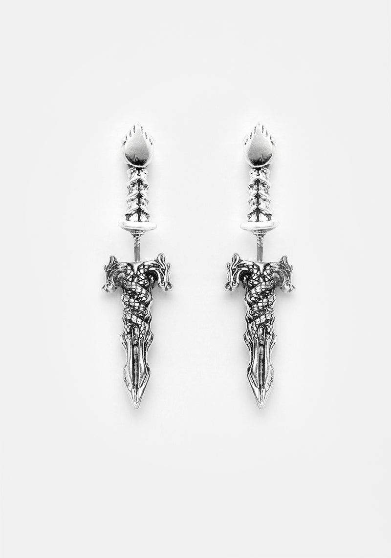 RITUAL AMETHYST SPLIT EARRINGS