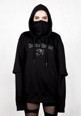 Thelema Face Cowl Hoody