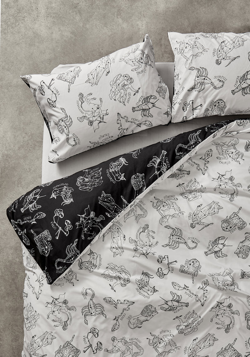 Zodiac Reversible Bedding Set (Double)